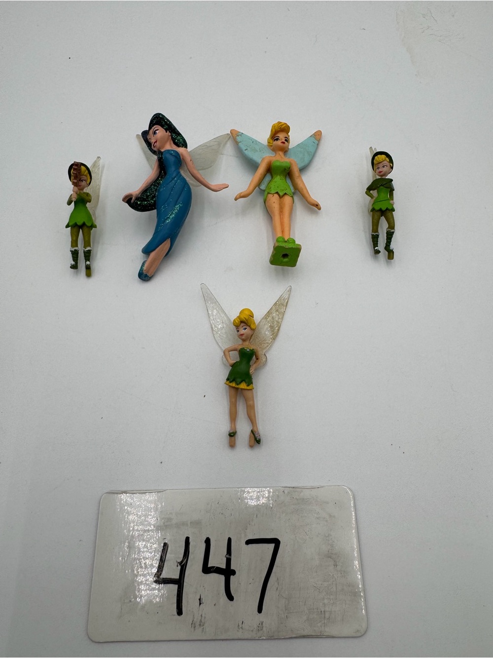 Vintage Disney Tinker Bell Fairy PVC Figure Lot Miniatures Collectibles